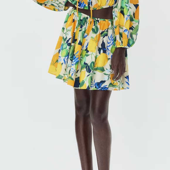 H&M Lemon print Skirt - Picture 2 of 4